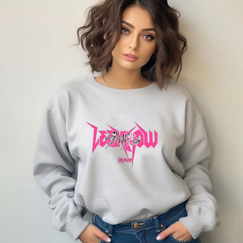 

Новинка, детские толстовки Stray, рок-звезда, альбом, Мерч, свитшоты, KPOP, женская одежда, модная повседневная Уличная одежда, мужская Толстовка