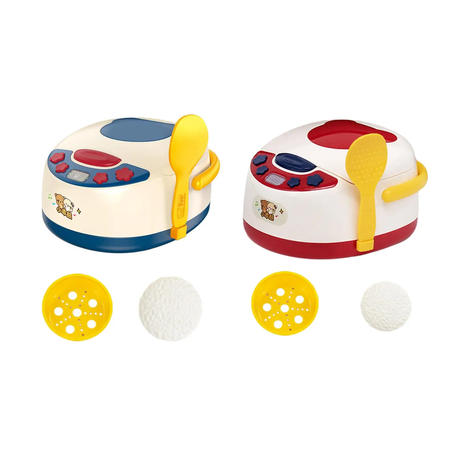 

Kitchen Pretend Play Toys Rice Cooker Toy for Girls Boys Age 3~6 Children
