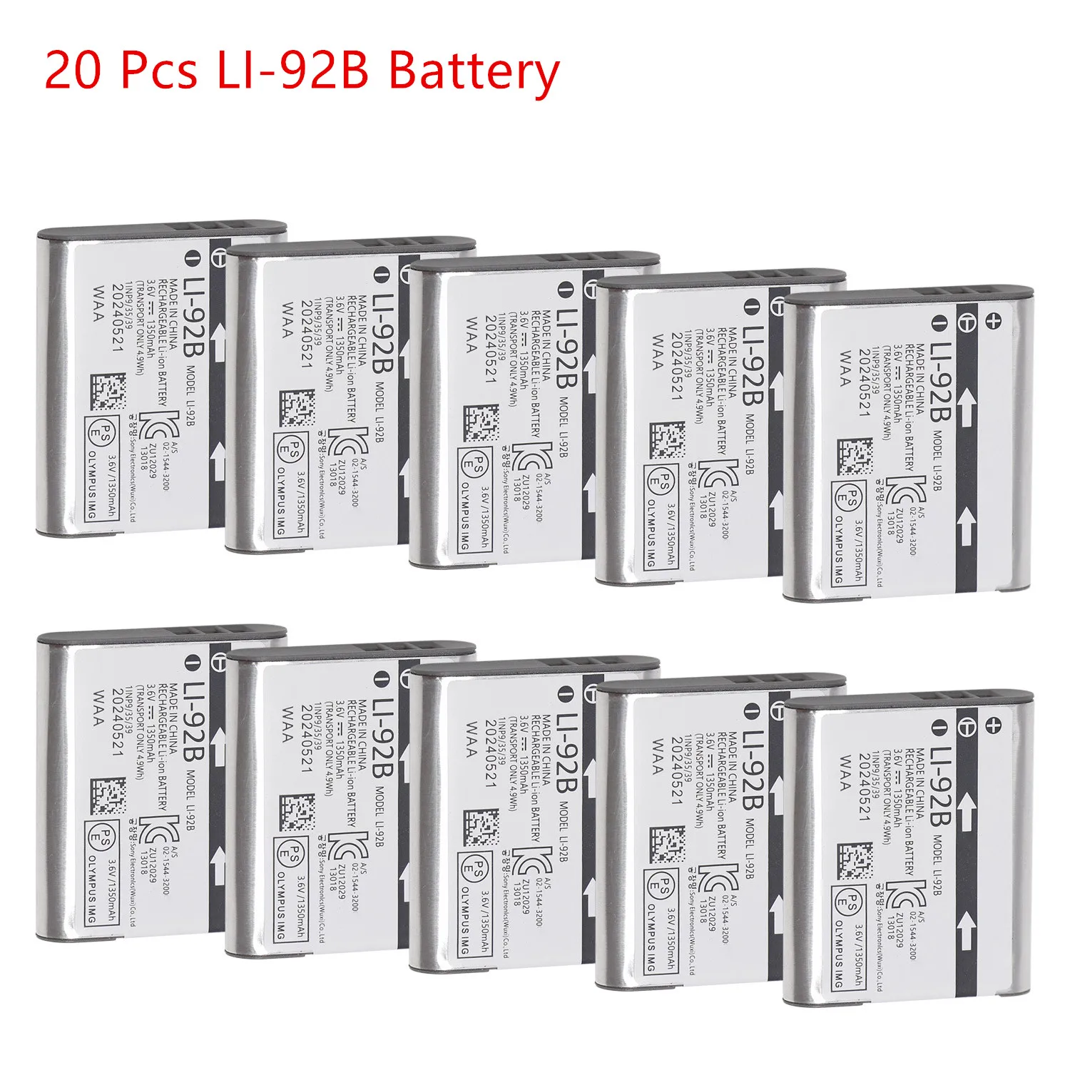 Batteria NB-8L Premium 740mAh Per Canon PowerShot Serie A (A2200, A3000 IS, A3100 IS E Altri)