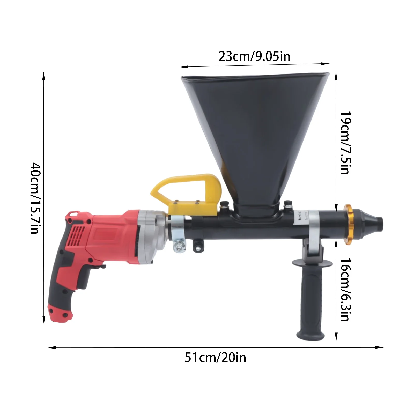 700W Electric Mortar Grouting Machine Tile Brick Automatic Cement Caulking Gun Stone Applicator Tool 5