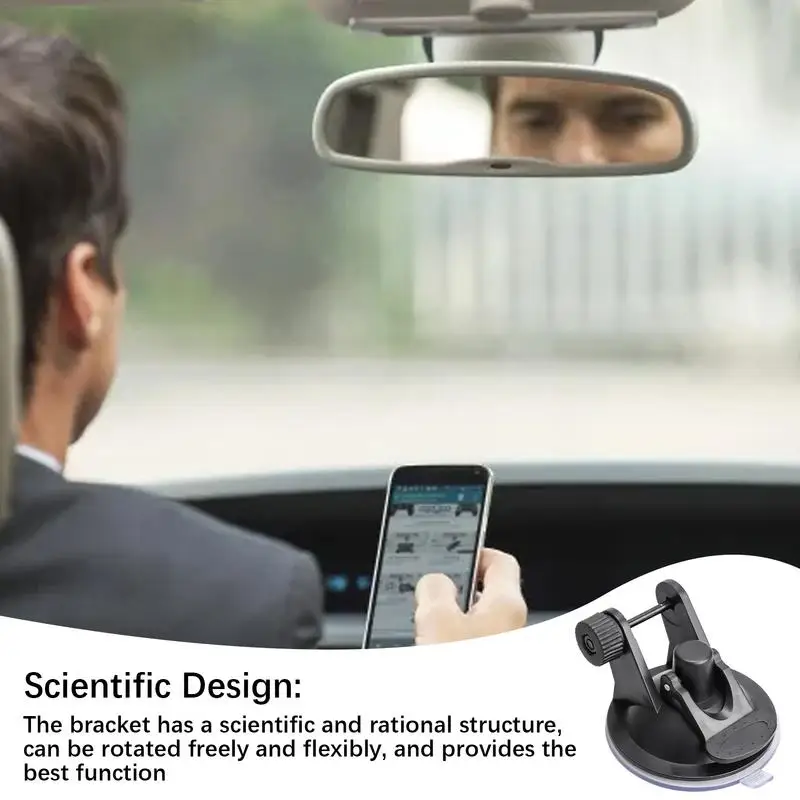 Camera Holder for Car 180 Degree Rotating Auto Holder Universals Camera Suction Cup Mount Adjustable Dash Cam Holder for Car