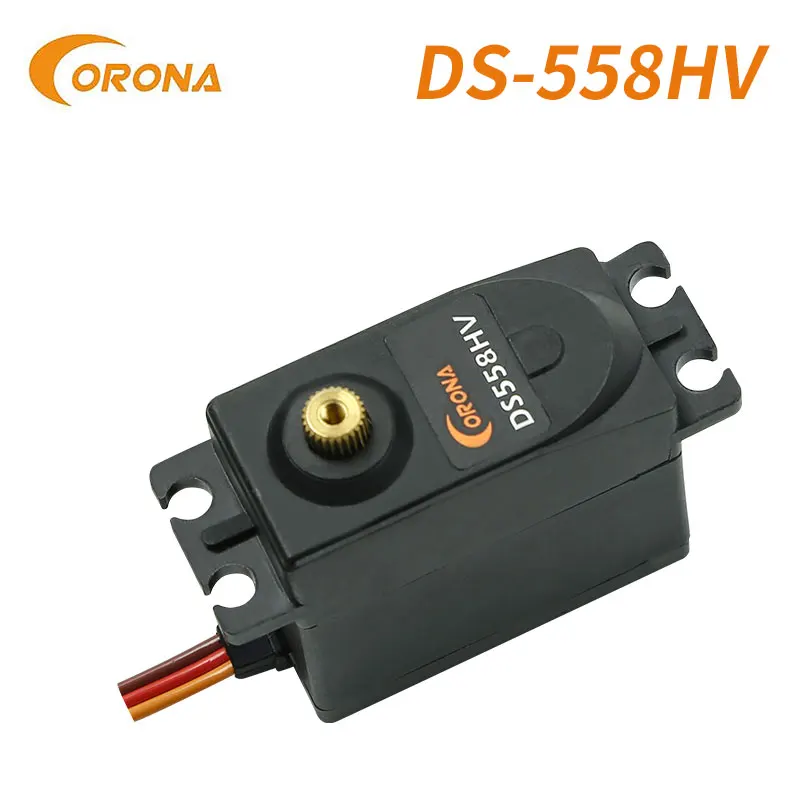 1Pcs Corona DS558HV Standard Digital Metal Gear Servo 14kg / 0.18sec / 58g For RC Airplane Car Robot Simulator 2