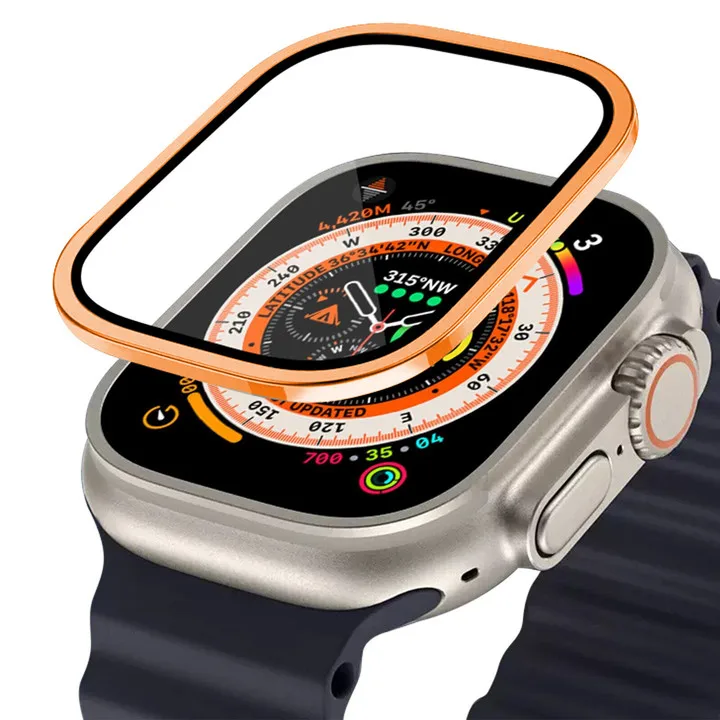 Durable Metal Aluminum Alloy Protective Case with HD Tempered Glass