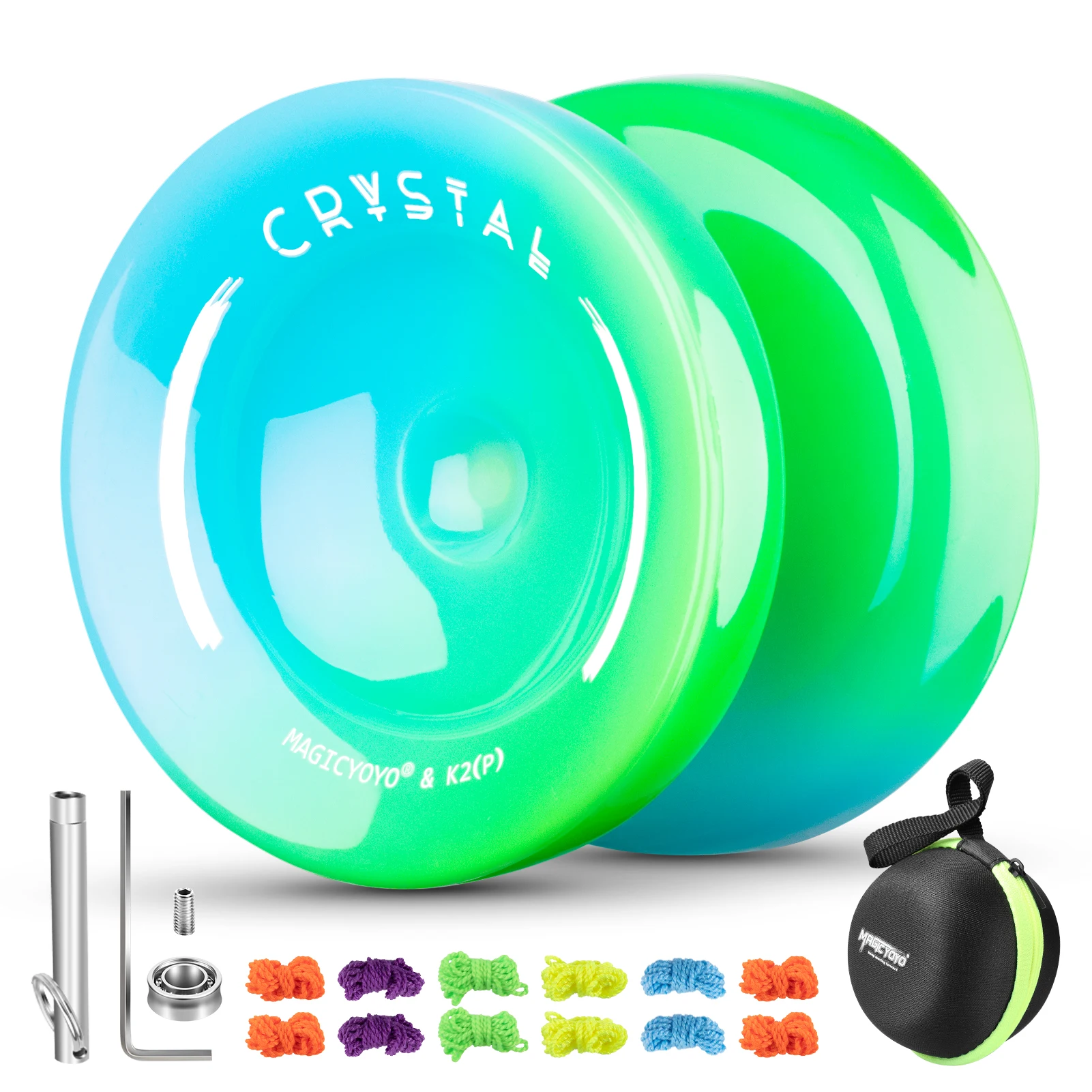 MAGICYOYO Responsive Yoyo K2 Dual Purpose yoyo for Beginners and Advanced Players yoyo ball