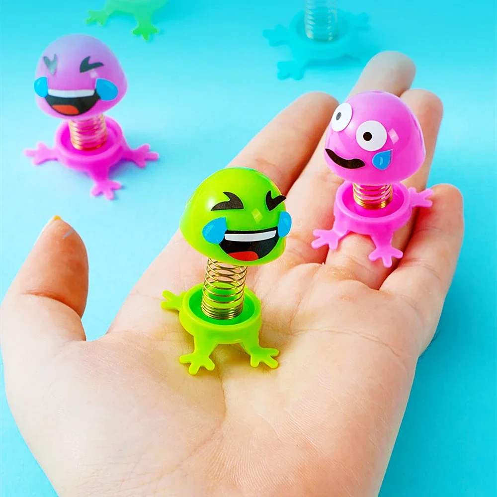 Children Toys DIY Assembled Springs Elves Party Favor Class Treasure Box Carnival Prizes Boys Girls Birthday Gifts 20Pcs