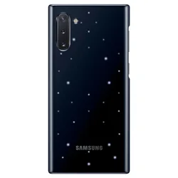 Original LED Smart Backlight Case with Emotional Light Display for Galaxy Note10 (Black)