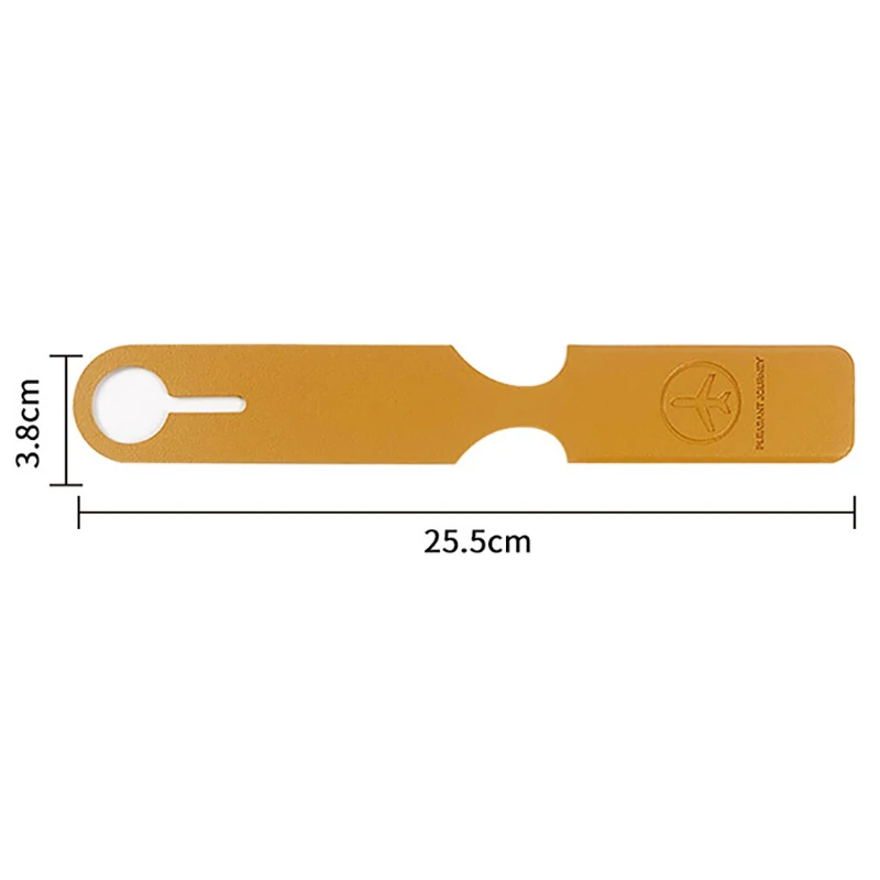 New Leather Suitcase Luggage Tag Label Bag Pendant Handbag Portable Travel Accessories Name ID Address Holder Boarding Tags 1pcs