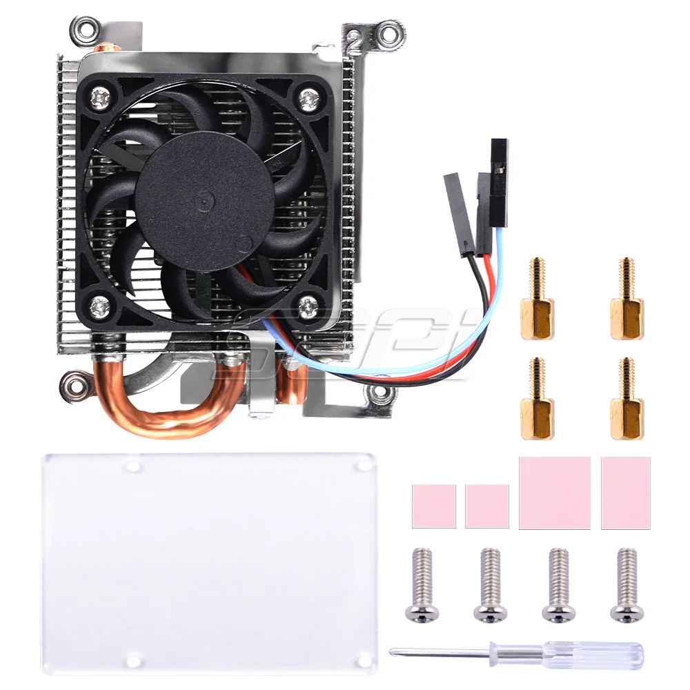 placa de demonstração e acessórios