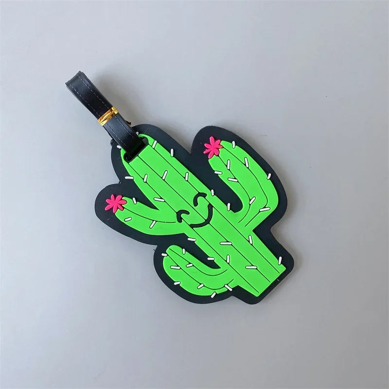 Creative Animal Cartoon Luggage Tag - Silica Gel Suitcase ID Holder with Address Label