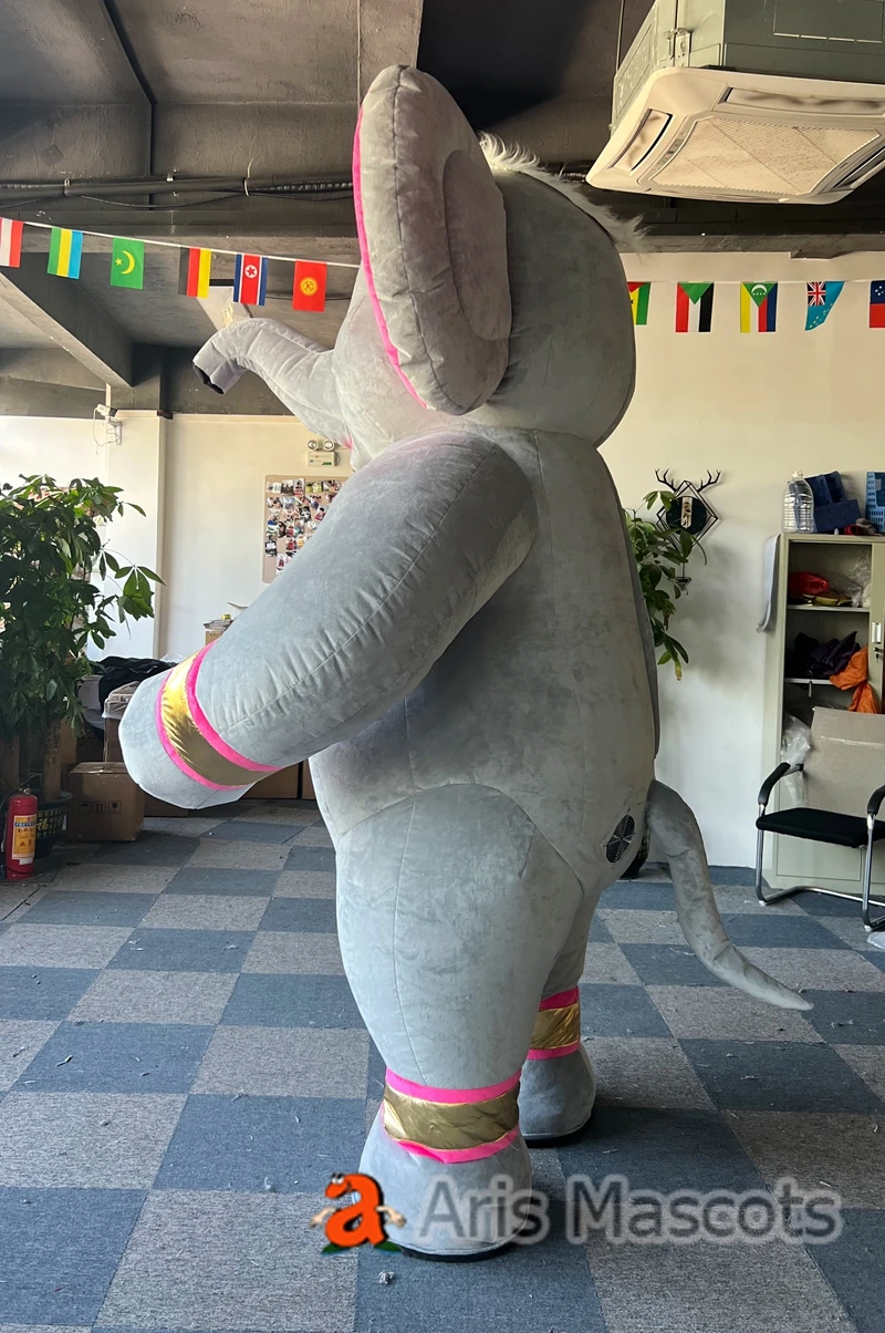 2m/2.6m Realistic Inflatable Elephant Mascot Costume Adult Walking Blow Up  Suit for Entertainment Funny Animal Cosplay Dress - AliExpress, image size:800x1204