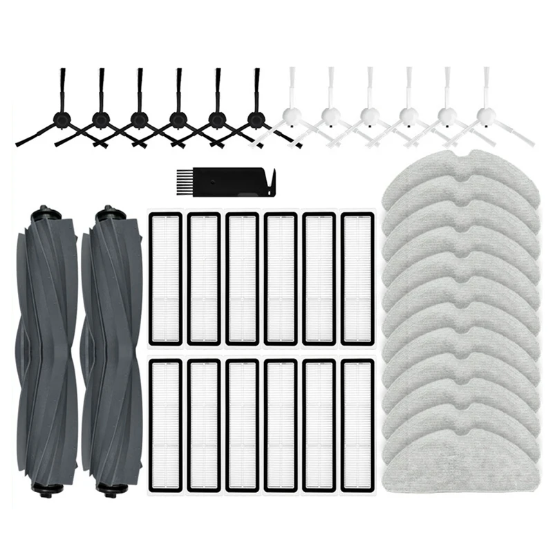 

Accessories Kit For Dreame Bot D10S / D10S Pro Robot Vacuum Cleaner Roller Main Side Brush Hepa Filter Mop Cloths Parts