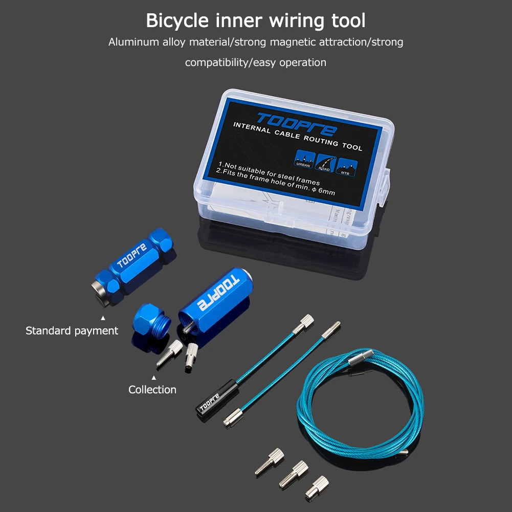 Aluminum Bicycle Internal Cable Routing Tool for Carbon Fiber Frame Bike Repair