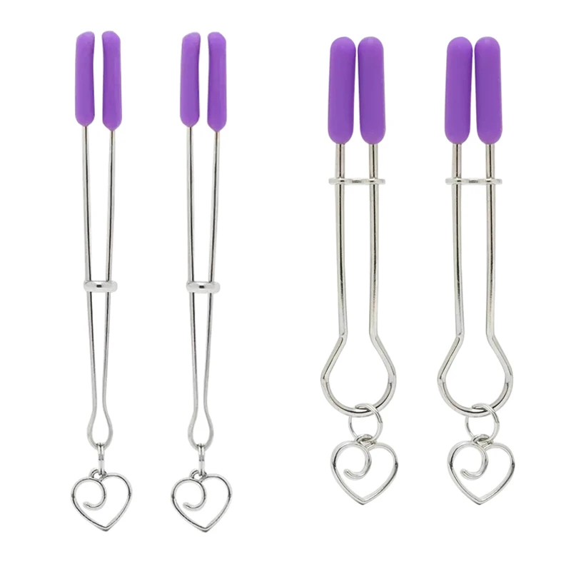 Adjustable Nipple Clamps Metal Nipple Breast Bondage Restraint Play Fetish Slave Flirting Sex Toy For Women sex party toys erotic sex toy sex toys nipple clamp sex bondage toys
