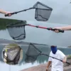 Sougayilang Fishing Tool Net Fishing tackle 70cm 95cm 115cm Portable Retractable Folding Fishing Net for Bass Carp Trout Fishing 6