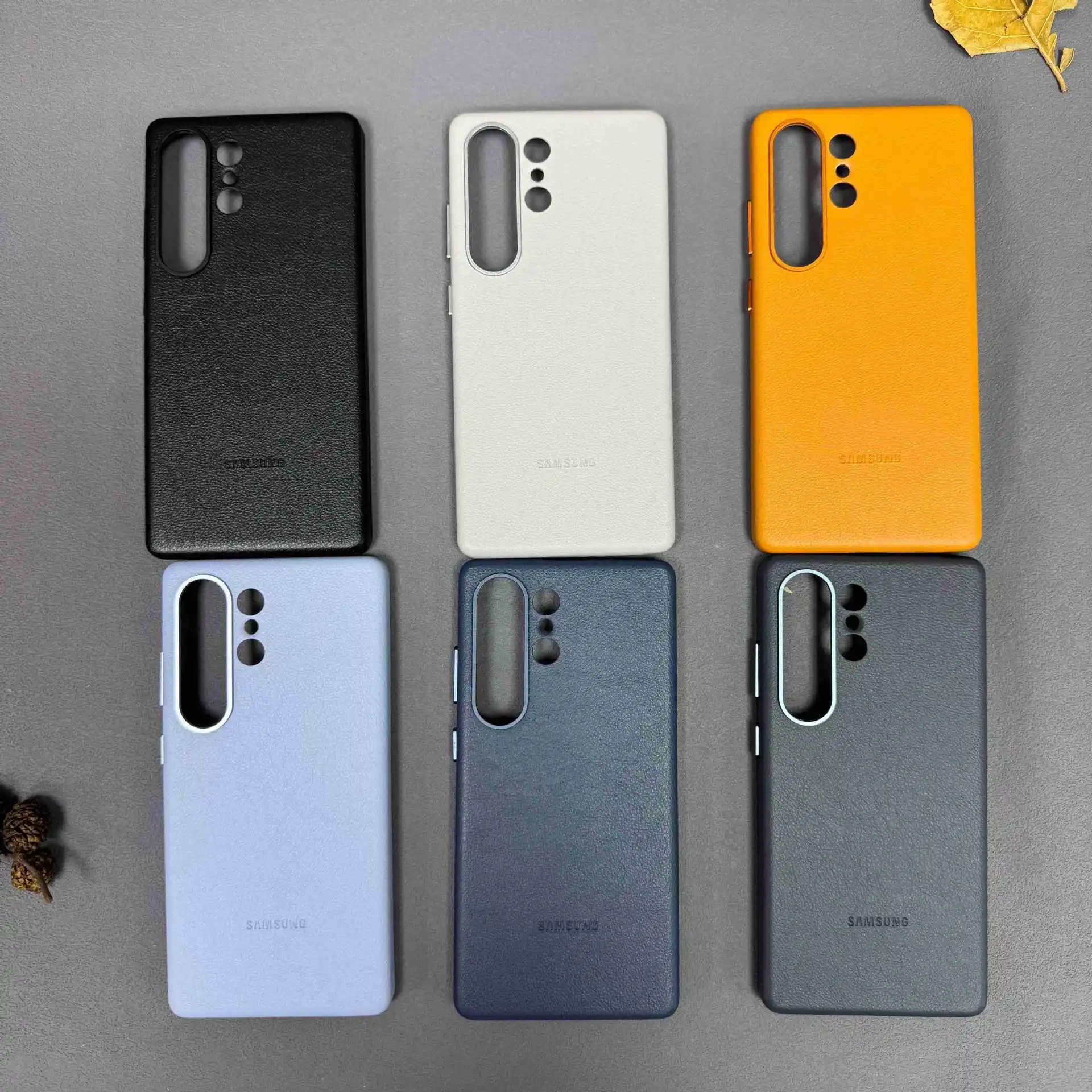 Premium Luxury Leather Cover with Wireless Charging