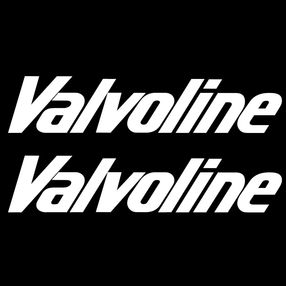 Premium Vinyl Sticker Set - Valvoline Design (2 Pack)