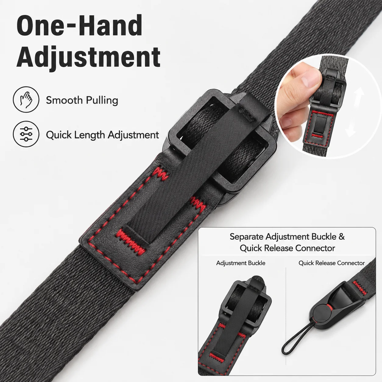 Quick Release Adjustable Camera Shoulder and Neck Strap