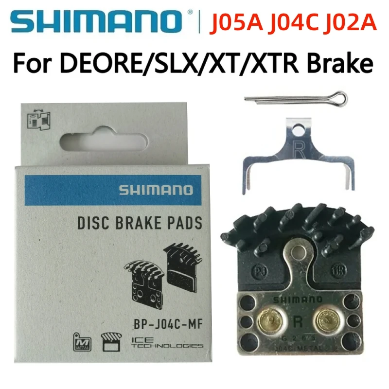 MTB J02A Pastiglie Freno A Disco In Resina Con Pinna Ice Tech Per Shimano SLX XT XTR M8000/M9000 - Coppia - 2