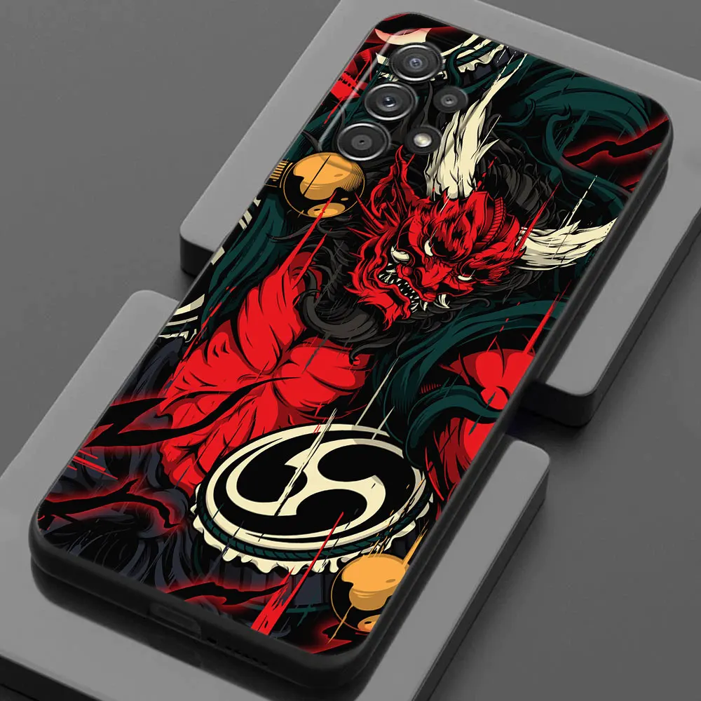Samurai Demon Anime Soft Cover Case - Japan-Inspired Design