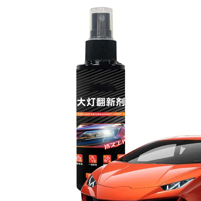 

Head Light Cleaner For Cars Automotive Headlight Restoration 120ml Automotive Headlight Cleaners Car Headlight Repair Fluid