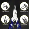 Multifunctional Curved Mouth Road Sub Pliers Cutting Lines Uncoupling Fish Hooks Opening Coils Outdoor Fishing Tools Plier 5