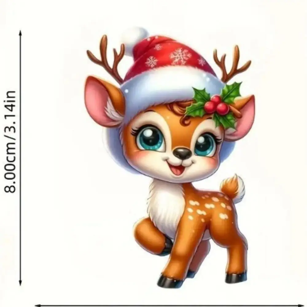 Acrylic Pet-Themed Christmas Tree Hanging Ornament - Festive 2D Design