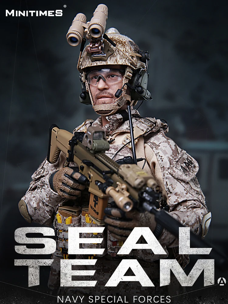

In Spot Minitimes 1/6 Handmade Soldier Model Seal Team 6 M012 Soldier Model Birthday Gift