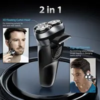 Sejoy 3D Rotary Electric Shaver for Men Advanced Dry Wet Pop-up Trimmer Rechargeable Perfect Fathers Day Gift for Dad, Husband 1