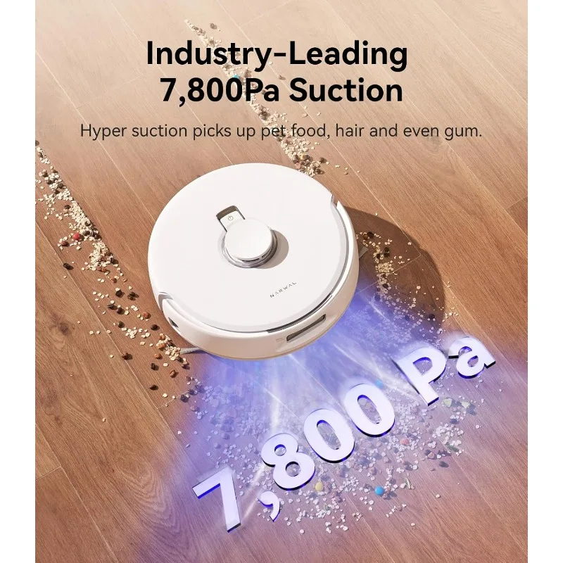 NARWAL Freo X Plus Robot Vacuum and Mop, 7-Week Dust Storage, Zero Tangles, 7800Pa Suction, Mopping,Tri-Laser Obstacle Avoidance