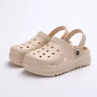 Chunky Platform Clogs Shoes for Women Thick Bottom Non Slip Beach Sandals Woman Summer 2024 Fashion Wedges EVA Sandals Slippers 1