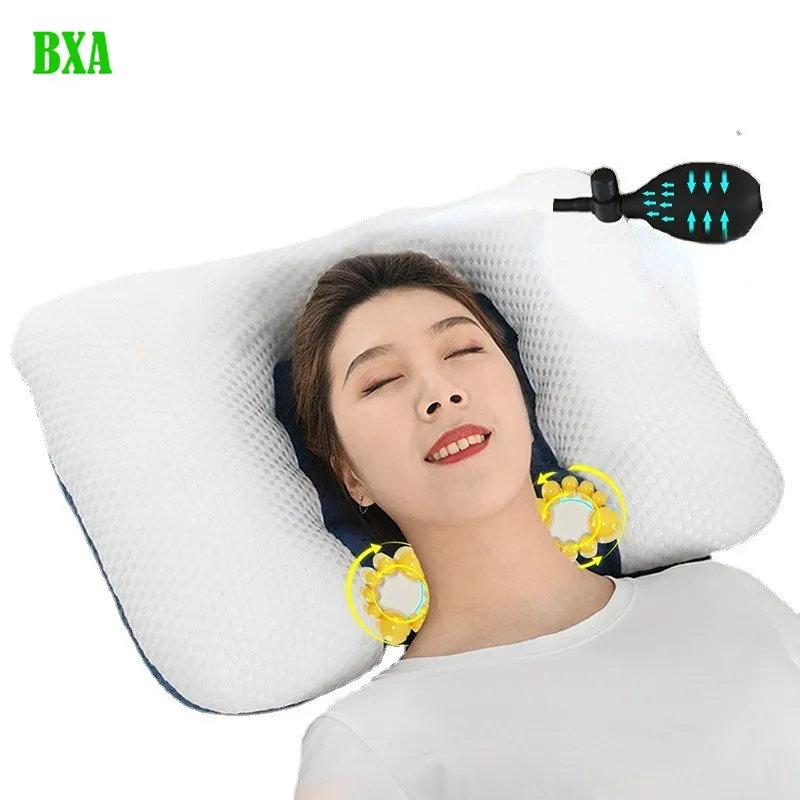 Electric Massage Pillow Heating Neck Shoulder Shiatsu Kneading Multifunctional Full Body Back Device Cervical Health Massageador