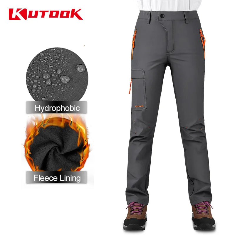 KUTOOK-pantalones de Trekking al aire libre para mujer, mallas Cargo, ropa  de senderismo, acampada, Softshell - AliExpress