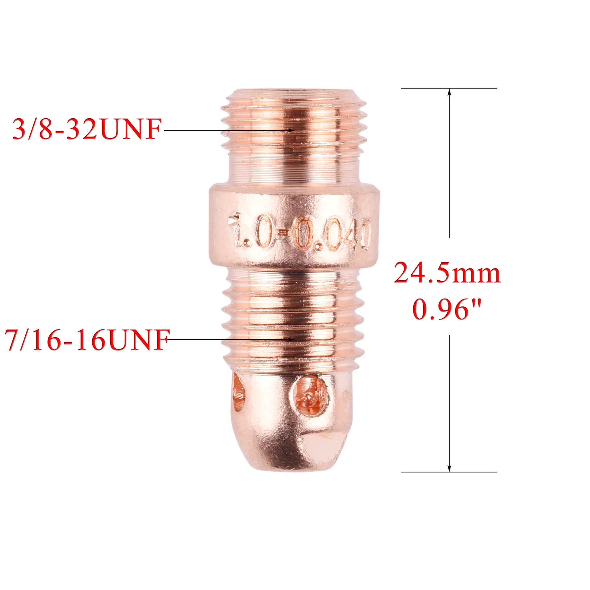 Pinze Per Saldatura TIG 10pcs - Per Elettrodi 1/8'' E 3,2mm, Compatibili Con Torce WP-17/18/26