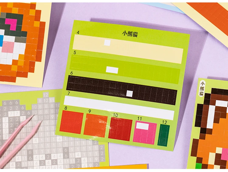 24/48 Pcs Pixel Story Themed Die Cut Sticker Book for Journal Scrapbooking Laptop Decor Japanese Stationery Style Student Decor