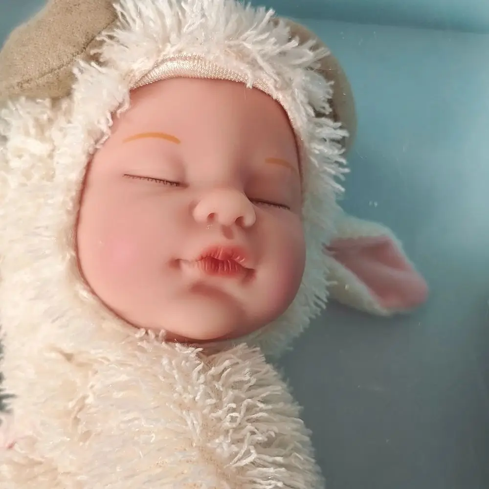 

Original Anne Geddes Sleeping Baby Cute Dolls Bean Filled Pacifying Dolls Bear In Egg Dolls