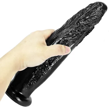 27CM Silicone Big Black Dildo Women Sex Toys Dildo for Anal Plug Gay Slave Fisting Monster Dildo Strapon Penis Lesbian BDSM 2