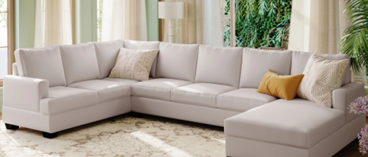 Description Picture 2 of item3 Pieces Sectional Sofa Set, Modern Style Button Tufted Upholstered Living Room Furniture, Black