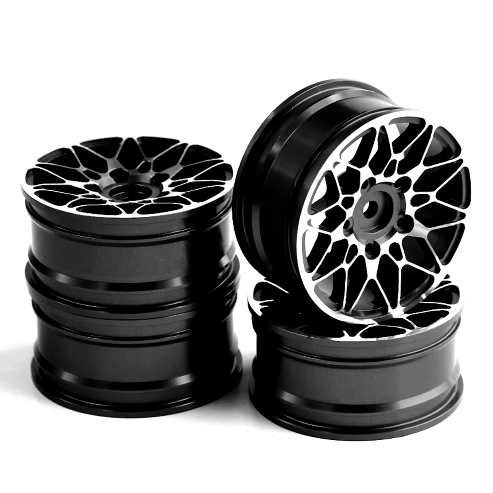 

4Pcs 1/10 On-Road Drift Car 52MM Metal Wheel Hub RC Cars Wheel Rim for HSP Tamiya HPI Kyosho Sakura Traxxas RedCat,4