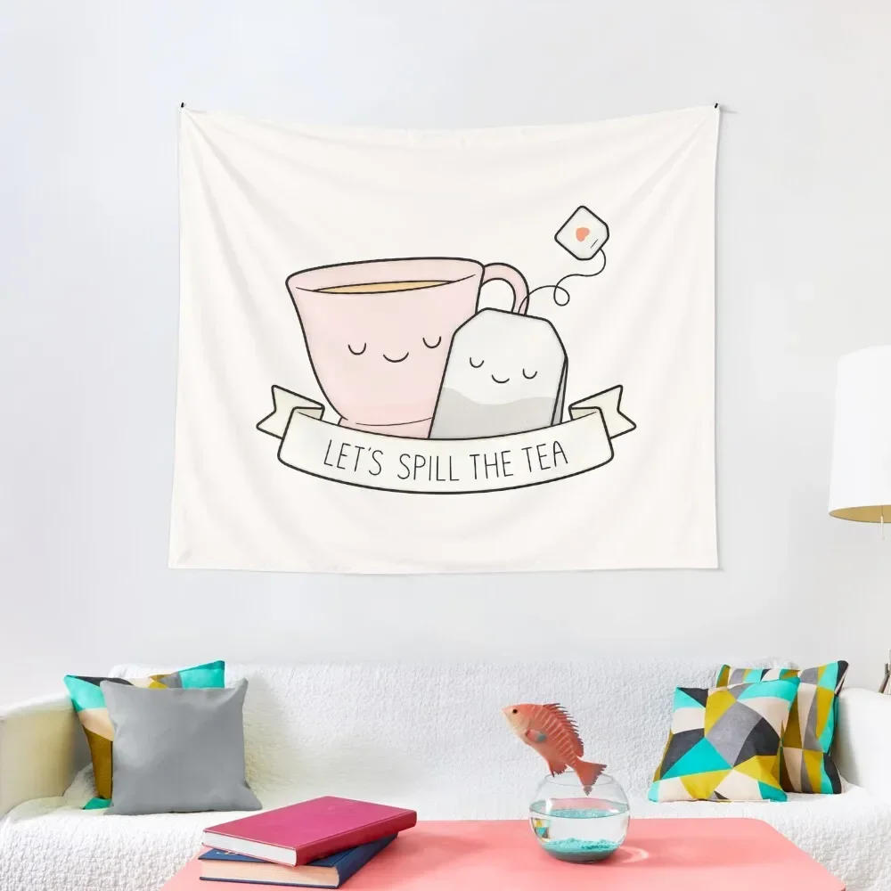 

Let's Spill The Tea Tapestry Room Decore Aesthetic Home Decoration Decor For Bedroom Bedroom Decor Aesthetic Tapestry