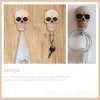 Resin Skull Wall Hooks Key Hangers Hat Rack Coat Holder Halloween Shape Hook Clothing Decor Home Storage ganization Solutions 5