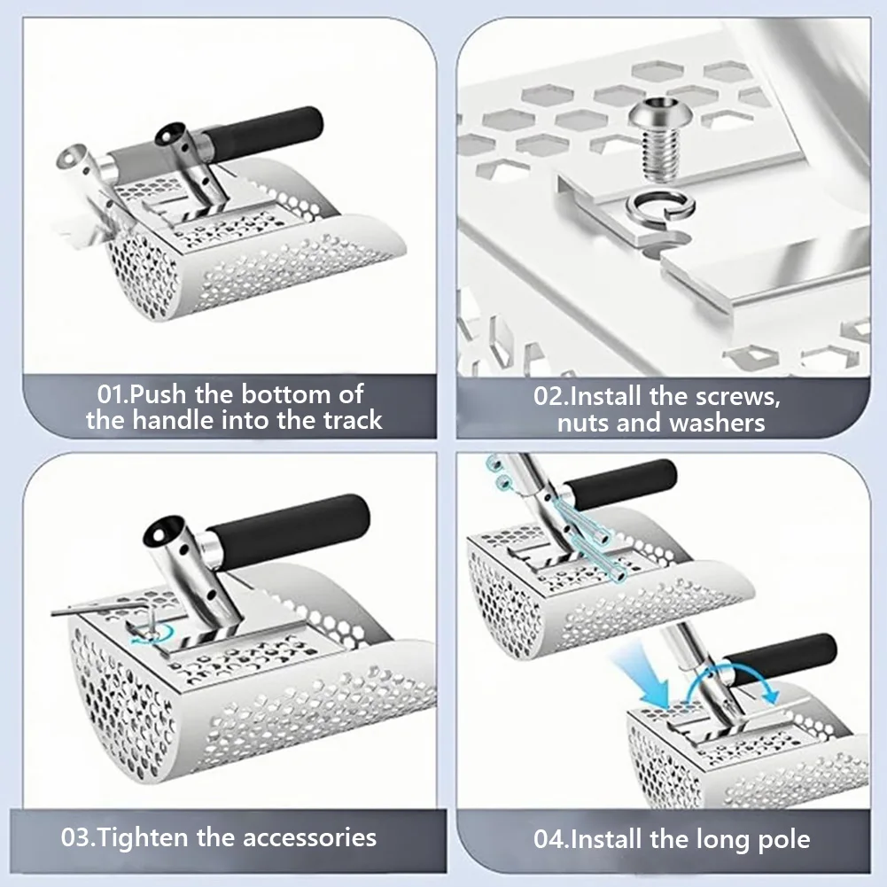 Stainless Steel Sand Scoop 5
