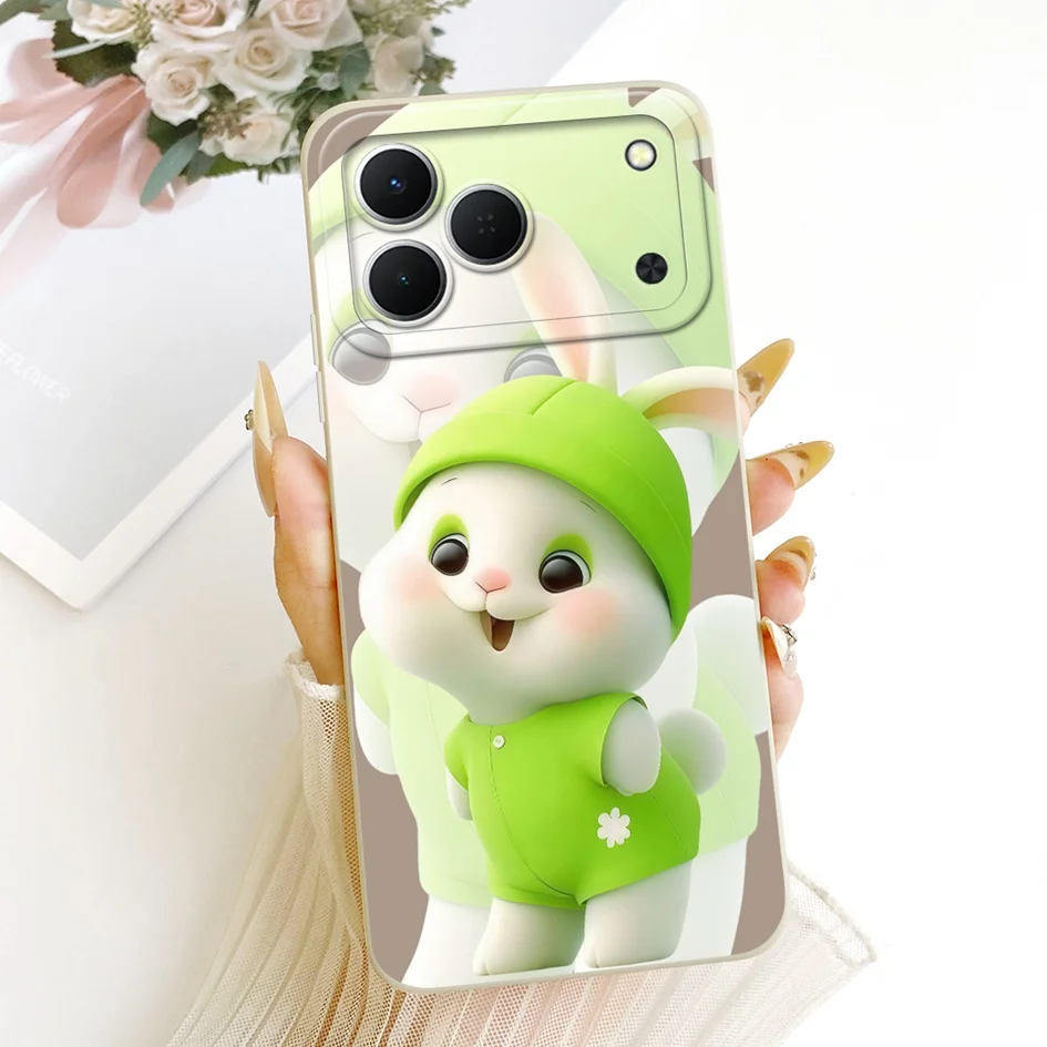 Cute Cartoon Cat Painted Soft Silicone Phone Case Cover