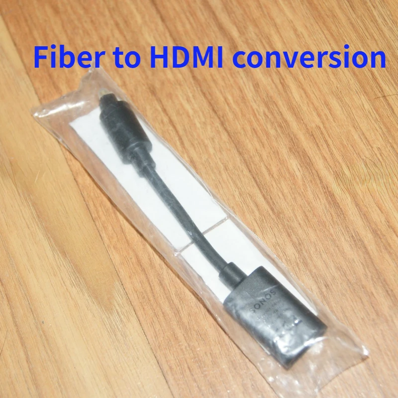 

Original fiber optic to HDMI output adapter ARC audio amplifier TV fiber optic audio conversion