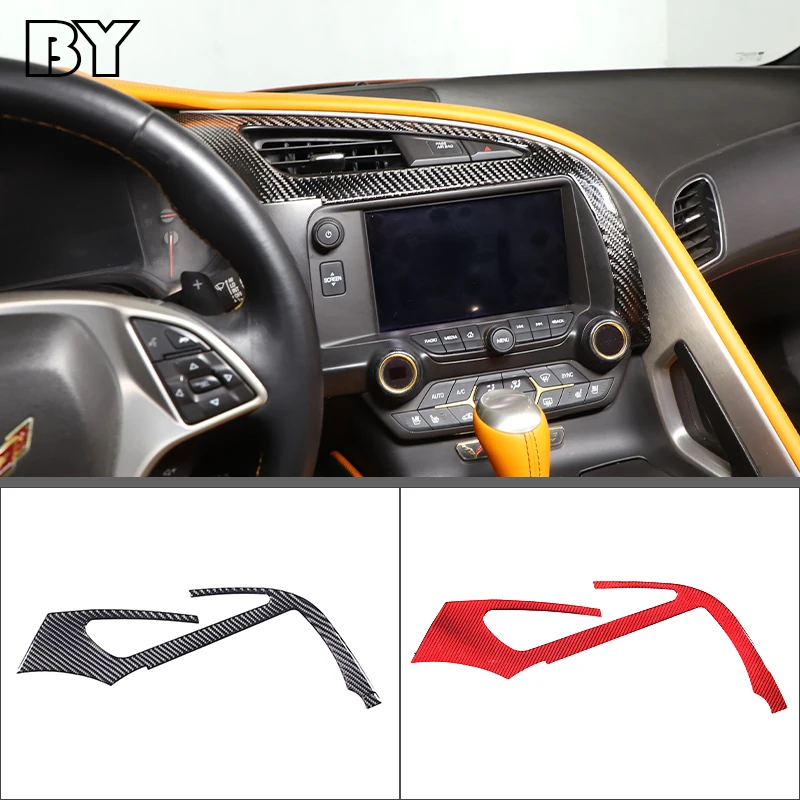 

Central Control Air Conditioning Air Outlet Frame Decoration Modification Car Accessories For Chevrolet Corvette C7 2014-2019