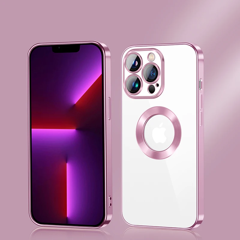 New luxury case for iphone 11 12 13 mini pro MAX back cover bumper etui capa CD pattern plating dropshipping