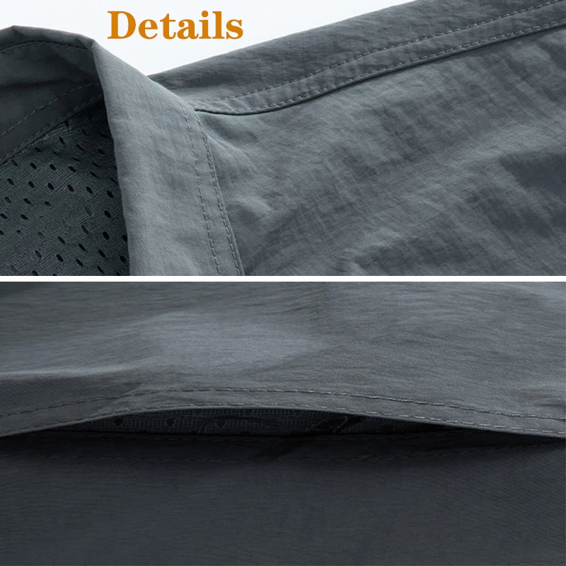 Tactical Shirts Men Summer SWAT Outdoor Combat Multi-pocket Quick Dry Cargo Camping Long-sleeved Shirts 6XL