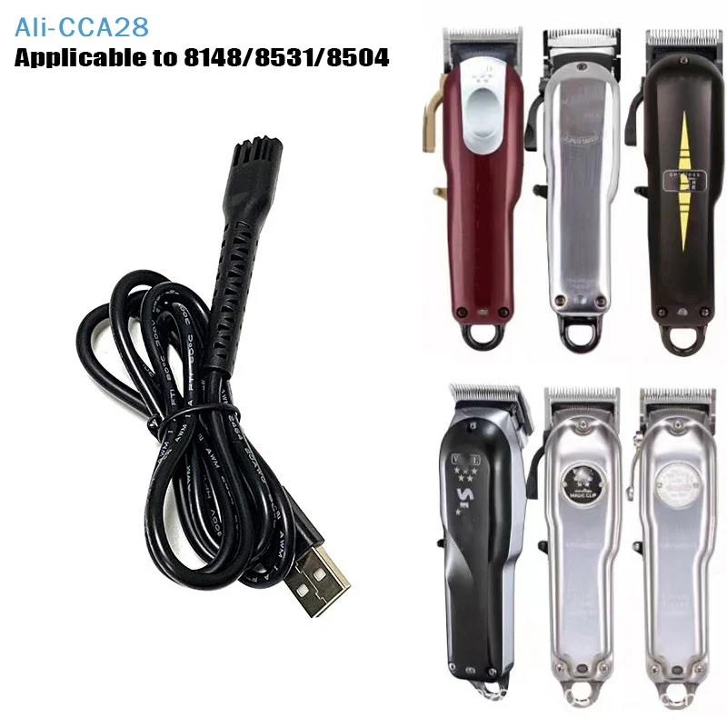 

5V USB Charging Cable Adapter Cord Electric Hair Clippers Power Supply For 8148/8591/8504 Electric Clipper Accessories