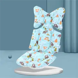 Soft Cotton Baby Stroller and High Chair Seat Cushion Liner Pad Cover (Bear forest)