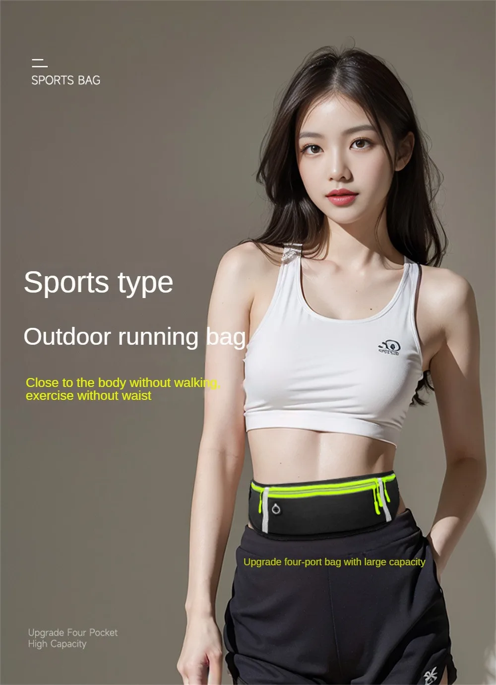 Ceinture Running Homme & Femme | Portable Sac Running