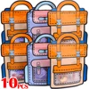 Creative Bag Shape Children's Lunch Bag Candy Biscuits Plastic Zipper Bag Snack Bags Children Birthday Party Decoration Gifts 2